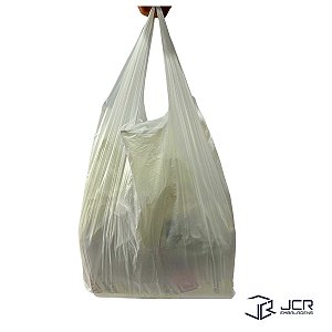 Sacolas Plásticas Virgem Branca 40 x 50 com 4 Kg com 1.000 Othymo