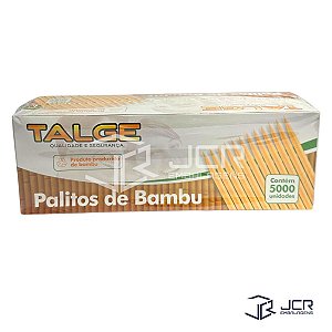 Palitos de Bambu Com 5.000 Unidades Talge