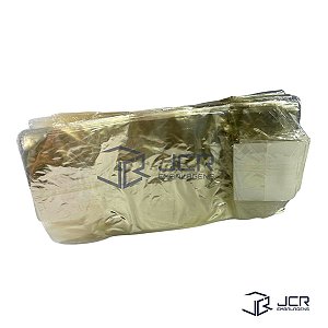 Sacos Plásticos Celofane 10,5 x 18 cm com Base Quadrada Branca 5 x 6 cm Nº4 Com 100