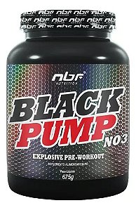 Pré-treino Black Pump N03 675g Nbf Nutrition Sabor Uva