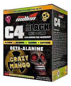 C4 Black Beta Pump Display 22 sachês de 10g cada New Millen