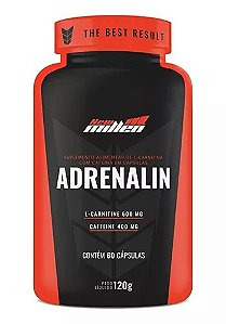 Termogenico Adrenalin 60 Caps - New Millen (l-carnitina + Cafeína)
