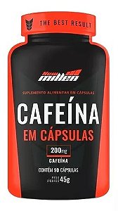 Cafeína 200mg - 90 Cápsulas - New Millen
