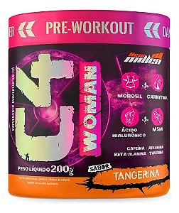 C4 Woman 200g - New Millen - Pré Treino C/ Ácido Hialurônico