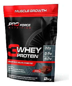Whey Protein Pro Force 2kg|massa Muscular | Emagrecimento