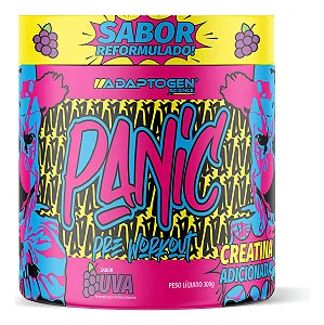 Panic Pré Treino com creatina Pote 300g Adaptogen