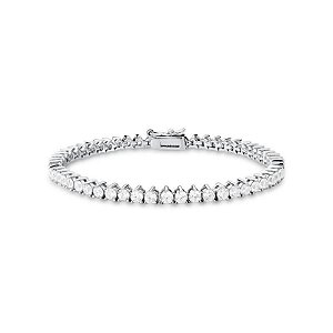 Pulseira Cravejada Zirconias Redondas