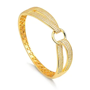 Bracelete Cravejado em Zircônias