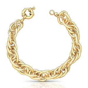 Pulseira Elos Ovais Vazados