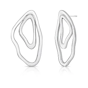 Brinco Curvo Vazado Liso