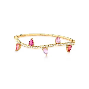 Bracelete com Cristais Gota