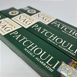 Incenso Golden Nag Patchouli - Energia de limpeza astral