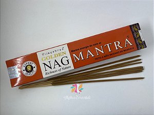 Incenso Golden Nag Mantra (Unitário)