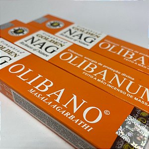 Incenso Golden Nag Olíbano - Energia de proteção divina