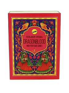 Incenso de Cone Golden India Dragon Blood