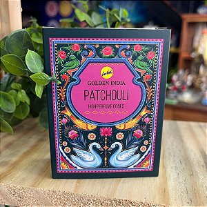 Incenso de Cone Golden India Patchouli