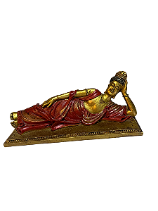 Estatueta Buda Deitado 14cm