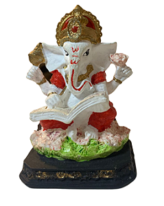 Estatueta Ganesha Colorido 9cm