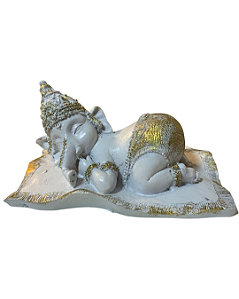 Estatueta Ganesha Baby Descansando 13cm