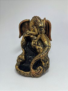 Incensário Cascata Dragão 15cm