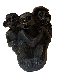 Trio de Macacos 8cm