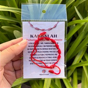 Pulseira Kabbalah dos 7 nós - Amuleto de Proteção e Prosperidade