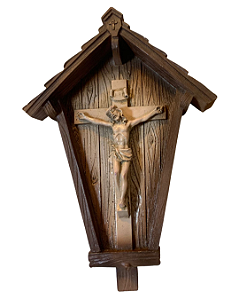 Capela com Crucifixo 19cm