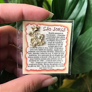 Mini Talismã da Sorte São Jorge