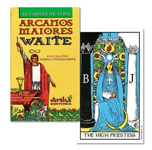 O Grande Tarô de Waite Arcanos Maiores - 22 cartas