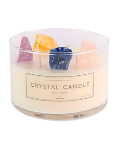 Crystal Candle grande - 4 Pavios 100 Horas