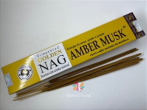 Incenso Golden Nag Amber Musk (Unitário)