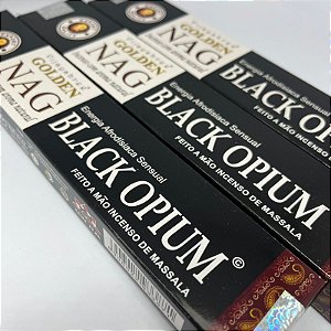 Incenso Golden Nag Black Opium - Afrodisíaco