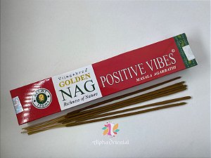 Incenso Golden Nag Positive Vibes (Unitário)
