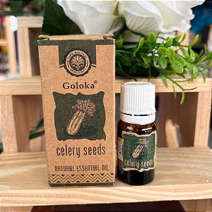 Óleo essencial natural goloka - celery seeds (sementes de aipo)