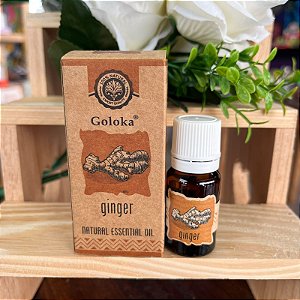 Óleo essencial natural goloka - ginger (gengibre)