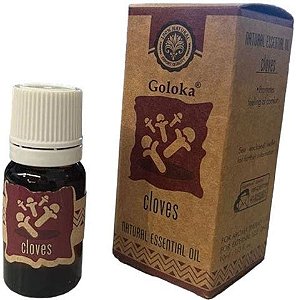 Óleo Essencial Indiano Puro Goloka Blend Cravo Cloves 10 ml