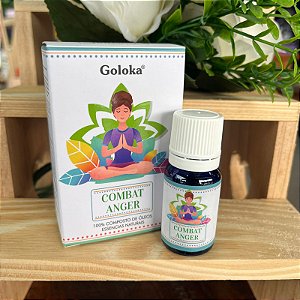 Blend de Óleos Essenciais Combate a Raiva Combat Anger - Goloka