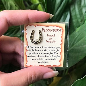 Mini Talismã da Sorte Ferradura