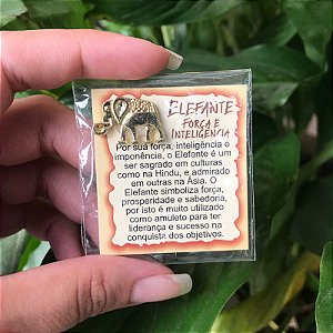 Mini Talismã da Sorte Elefante