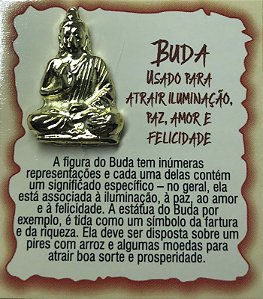 Mini Talismã da Sorte Buda
