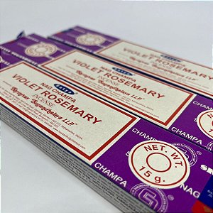 Incenso Satya Violet Rosemary (Unitário)