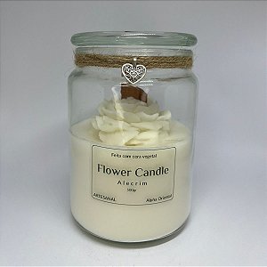 Vela Aromática Flower Candle - Alecrim
