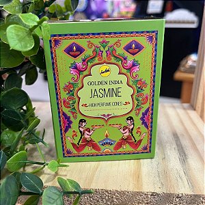 Incenso de Cone Golden India Jasmin