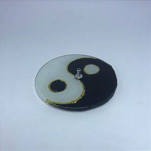 Incensário de Vidro - Yin Yang