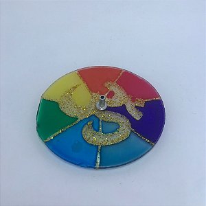Incensário de Vidro P - Mandala
