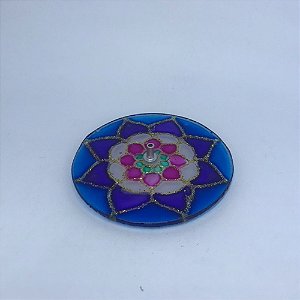 Incensário de Vidro P - Mandala