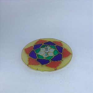 Incensário de Vidro P - Mandala