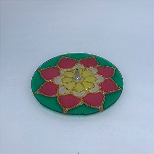 Incensário de Vidro P - Mandala