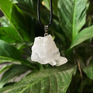 Colar de Pedra Cristal Bruta