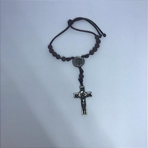 Terço Mini - Marrom
